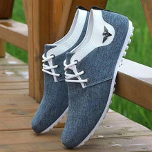 将图片加载到图库查看器，Elegant Casual Mens Shoes Lace-Up Linen Cloth Breathable Mens Canvas Shoes Flats Driving Walking Shoes Driving Sneakers Casual Cloth Shoes Lightweight Outdoor Shoes
