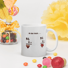 Load image into Gallery viewer, Elegant Ceramic Mug Cup " Lets Do Math's " Cute Novelty Mug Cup Tea Cup Valentine's Day Mug Funny Coffee Mug Gift for Lovers Valentines Day for Husband, Boyfriend, Wife, Girlfriend, Cute Gifts for Loved Ones
