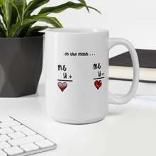 Load image into Gallery viewer, Elegant Ceramic Mug Cup " Lets Do Math's " Cute Novelty Mug Cup Tea Cup Valentine's Day Mug Funny Coffee Mug Gift for Lovers Valentines Day for Husband, Boyfriend, Wife, Girlfriend, Cute Gifts for Loved Ones
