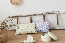 Load image into Gallery viewer, Elegant Cotton Floral Printed Pillow Cases Pillow Cover Canvas Embroidery Cushion Cover Home Decor Yellow Flowers Pillow Case Soft Luxury Style
