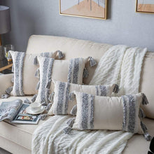将图片加载到图库查看器，Elegant Cushion Cover Pillow Covers Decorative Boho Pillow Cover With Cotton Woven Cushion Cover Pillow Cover For Living Room Bedroom Pillow Case Nordic Home Autumn Decoration
