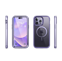Load image into Gallery viewer, Elegant iPhone 14 Pro Max Case 6.7" Strong Edges Slim Frame Clear Protective Case with Built-in Screen Protector Compatible Shockproof Thin Clear Case Luxury Case For Smartphone
