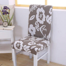 将图片加载到图库查看器，Elegant Kitchen Chair Covers Stretch Seat Covers For Chairs Slipcover Chair house chaise Furniture Covers Gray Chair cover Washable Anti dust Seat Slipcover Protector for Hotel Office Ceremony Banquet Wedding Party
