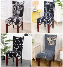 将图片加载到图库查看器，Elegant Kitchen Chair Covers Stretch Seat Covers For Chairs Slipcover Chair house chaise Furniture Covers Gray Chair cover Washable Anti dust Seat Slipcover Protector for Hotel Office Ceremony Banquet Wedding Party
