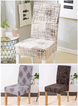 将图片加载到图库查看器，Elegant Kitchen Chair Covers Stretch Seat Covers For Chairs Slipcover Chair house chaise Furniture Covers Gray Chair cover Washable Anti dust Seat Slipcover Protector for Hotel Office Ceremony Banquet Wedding Party
