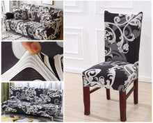 将图片加载到图库查看器，Elegant Kitchen Chair Covers Stretch Seat Covers For Chairs Slipcover Chair house chaise Furniture Covers Gray Chair cover Washable Anti dust Seat Slipcover Protector for Hotel Office Ceremony Banquet Wedding Party
