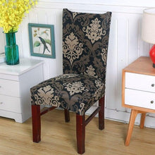 将图片加载到图库查看器，Elegant Kitchen Chair Covers Stretch Seat Covers For Chairs Slipcover Chair house chaise Furniture Covers Gray Chair cover Washable Anti dust Seat Slipcover Protector for Hotel Office Ceremony Banquet Wedding Party

