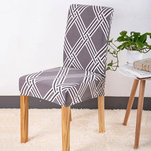 将图片加载到图库查看器，Elegant Kitchen Chair Covers Stretch Seat Covers For Chairs Slipcover Chair house chaise Furniture Covers Gray Chair cover Washable Anti dust Seat Slipcover Protector for Hotel Office Ceremony Banquet Wedding Party
