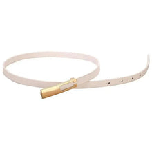 Load image into Gallery viewer, Elegant Leather Adjustable Thin Belt For Women Unique Black Design Ladies Belt High Quality Charming Waistbands For Dress

