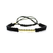 将图片加载到图库查看器，Elegant Men Gold Couple Bracelet Set Beads Men Jewelry Adjustable Bracelets For Women Ball Armband Bangles Luxury Imperial Braided Luxury Bracelets Beads Bangle Charm Jewelry For Men Boys
