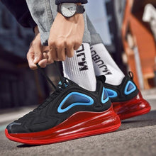 将图片加载到图库查看器，Elegant Mens Running Sport Air Cushion Outdoor Training Sneakers High Heels Design Breathable Mesh Athletic Luxury Design Non Slip Tennis Sport Athletic Walking Sneakers
