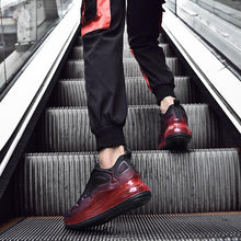 将图片加载到图库查看器，Elegant Mens Running Sport Air Cushion Outdoor Training Sneakers High Heels Design Breathable Mesh Athletic Luxury Design Non Slip Tennis Sport Athletic Walking Sneakers
