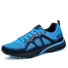 将图片加载到图库查看器，Elegant Mens Sneakers Sport Mesh Trainers Lightweight Running Shoes Outdoor Athletic Breathable Non-Slip Casual Comfortable Outdoor Sport Sneakers
