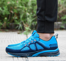将图片加载到图库查看器，Elegant Mens Sneakers Sport Mesh Trainers Lightweight Running Shoes Outdoor Athletic Breathable Non-Slip Casual Comfortable Outdoor Sport Sneakers

