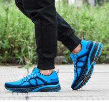 将图片加载到图库查看器，Elegant Mens Sneakers Sport Mesh Trainers Lightweight Running Shoes Outdoor Athletic Breathable Non-Slip Casual Comfortable Outdoor Sport Sneakers
