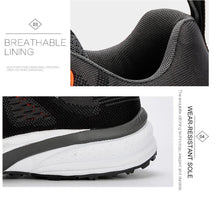 将图片加载到图库查看器，Elegant Mens Sneakers Sport Mesh Trainers Lightweight Running Shoes Outdoor Athletic Breathable Non-Slip Casual Comfortable Outdoor Sport Sneakers
