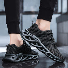 Load image into Gallery viewer, Elegant Modern Mens Sneakers Platform Shoes White Trainers Casual Breathable Mesh Men Women Running Shoes Breathable Walking Sneakers Lightweight Athletic Tennis Casual Sport Sneakers
