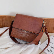 将图片加载到图库查看器，Elegant Modern Women and Girls New Luxury Pu Leather Messenger Bags For Girls And Ladies Handbags for Women Gifts
