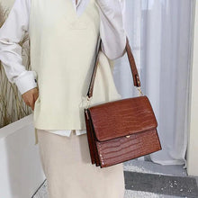 将图片加载到图库查看器，Elegant Modern Women and Girls New Luxury Pu Leather Messenger Bags For Girls And Ladies Handbags for Women Gifts
