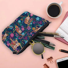 Load image into Gallery viewer, Elegant Multicolor Printed Large Capacity Pencil Case For Students Cute Cartoon Theme Stationary Cosmetic Bag

