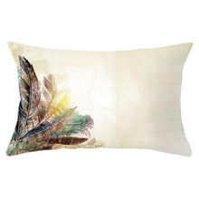 Load image into Gallery viewer, Elegant New Home Decoration Short Plush Pillow Case Feather Soft Rectangular Sofa Seat Bedroom Farmhouse Feather Decorative Throw Pillow Covers Home Decor 30x50CM
