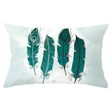 Load image into Gallery viewer, Elegant New Home Decoration Short Plush Pillow Case Feather Soft Rectangular Sofa Seat Bedroom Farmhouse Feather Decorative Throw Pillow Covers Home Decor 30x50CM

