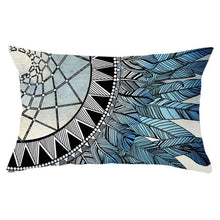 Load image into Gallery viewer, Elegant New Home Decoration Short Plush Pillow Case Feather Soft Rectangular Sofa Seat Bedroom Farmhouse Feather Decorative Throw Pillow Covers Home Decor 30x50CM
