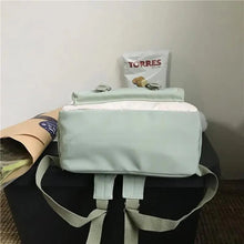 Load image into Gallery viewer, Elegant Nylon Candy Color Waterproof School Bags for Teenagers Girls And Women Nice Patchwork On Backpack For Female
