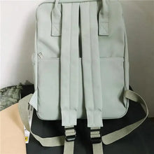 Load image into Gallery viewer, Elegant Nylon Candy Color Waterproof School Bags for Teenagers Girls And Women Nice Patchwork On Backpack For Female

