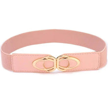 Load image into Gallery viewer, Elegant PU Leather Elastic Women Dress Belts Fashion Stretchy Thick Waist Dress Plus Size Waistbands For Women
