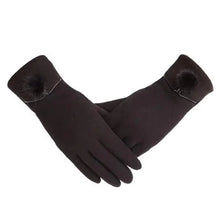 Load image into Gallery viewer, Elegant Red Autumn Full Finger Warm Women Gloves Classic Soft Comfortable Winter One Size Gloves For Women
