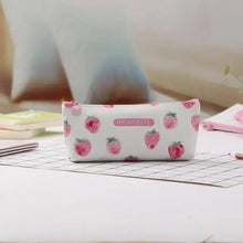 将图片加载到图库查看器，Elegant Small Fresh Print Stationery Portable Stylish Simple Pencil Case Cool Case For Students Office School Pouch
