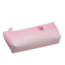 将图片加载到图库查看器，Elegant Small Fresh Print Stationery Portable Stylish Simple Pencil Case Cool Case For Students Office School Pouch
