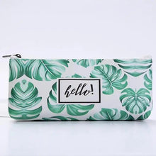 将图片加载到图库查看器，Elegant Small Fresh Print Stationery Portable Stylish Simple Pencil Case Cool Case For Students Office School Pouch
