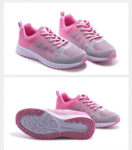 Load image into Gallery viewer, Elegant Sport Womens Sneakers Flats Casual Tennis Shoes Summer Lace-Up Mesh Light Breathable Casual Comfort Non Slip Lightweight Breathable Mesh Athletic Sneakers
