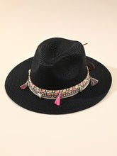 Load image into Gallery viewer, Elegant Tassel Beach Hats For Women Women's Bucket Sun Hat Max Sun Protection Holiday Hats Ladies Sun Hat Summer Straw Hats UV Protection Foldable Travel One Size Hat Modern Summer Fedoras For Party

