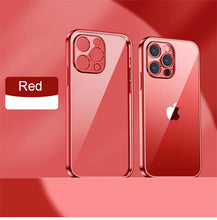Load image into Gallery viewer, Elegant Unisex Clear Transparent Soft Case For iPhone 13 Pro Max 12 11 13Pro 14 Shockproof Ultra Thin Bumper Cover Luxury Cover Back Cover for iPhone
