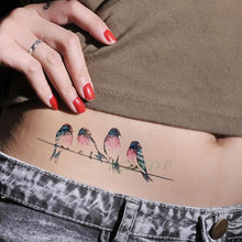 将图片加载到图库查看器，Elegant Waterproof Tattoo Sticker Sun Moon Fake Tatto Fashion Moon Temporary Fun Sun Wave Magic Tatoos For Womens Mens
