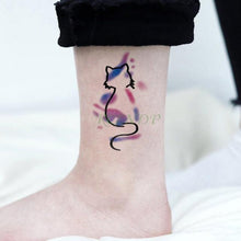 将图片加载到图库查看器，Elegant Waterproof Tattoo Sticker Sun Moon Fake Tatto Fashion Moon Temporary Fun Sun Wave Magic Tatoos For Womens Mens
