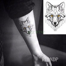 将图片加载到图库查看器，Elegant Waterproof Tattoo Sticker Sun Moon Fake Tatto Fashion Moon Temporary Fun Sun Wave Magic Tatoos For Womens Mens

