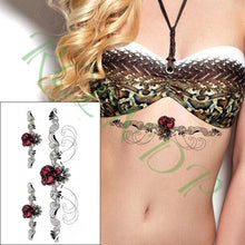 Load image into Gallery viewer, Elegant Waterproof Temporary Butterfly Sticker Tattoo Fake  Halloween Party Tattoo For Woman Girls
