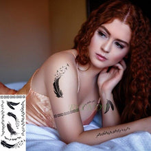 Load image into Gallery viewer, Elegant Waterproof Temporary Butterfly Sticker Tattoo Fake  Halloween Party Tattoo For Woman Girls
