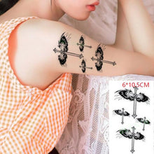 Load image into Gallery viewer, Elegant Waterproof Temporary Tattoo Sticker Cat Fox Flash Tatoo Neck Hand Modern Tattoo Stickers Butterflies Cats For Womens
