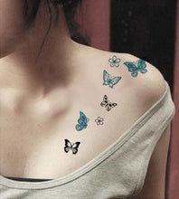 Load image into Gallery viewer, Elegant Waterproof Temporary Tattoo Sticker Cat Fox Flash Tatoo Neck Hand Modern Tattoo Stickers Butterflies Cats For Womens
