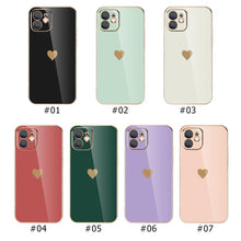 Load image into Gallery viewer, Elegant Women Phone Case For iPhone 13 14 Pro Camera Lens Protection For iPhone 12 11 Pro Max 14Plus Shockproof Case Luxurious Bumper Cute Pattern Women Girls Soft Silicone Shockproof Camera Case
