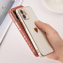 Load image into Gallery viewer, Elegant Women Phone Case For iPhone 13 14 Pro Camera Lens Protection For iPhone 12 11 Pro Max 14Plus Shockproof Case Luxurious Bumper Cute Pattern Women Girls Soft Silicone Shockproof Camera Case
