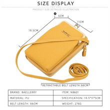 Load image into Gallery viewer, Elegant Women Small Crossbody Bags With Large Capacity Designer PU Leather Shoulder Bags For Women Phone Purses
