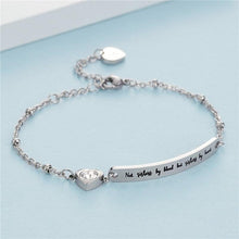 将图片加载到图库查看器，Elegant Women Stainless Steel Best Friends Bracelet Bangle Friend Jewelry Friendship Gift Cute Message Sisters Stainless Steel Cuff Bangle Gifts For Teen Girls Daughter Sister Best Friend
