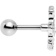 Load image into Gallery viewer, 16G 1/4 Crescent Bow Cartilage Tragus Earring
