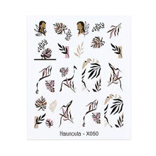 Load image into Gallery viewer, Embossed Nails Sticker 3D Flower Leaves Slider Water Transfer Nail Decals for Nail Art Transfer Sticker  3D Wave Design Decoration for Women Girls Art Stickers Decal Decoration Metallic Curve Strip Line Nail Decor
